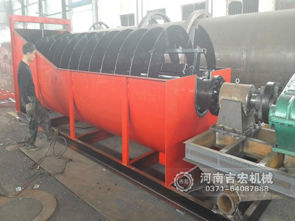 螺旋洗石機、移動輸送機發(fā)往東北